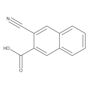 3-Cyanonaphthalene-2-carboxylic acid结构式
