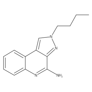2-Butyl-2h-Pyrazolo[3,4-C]quinolin-4-Amine Structure