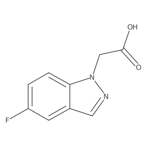 (5-Fluoro-1H-indazol-1-YL)acetic acid Structure
