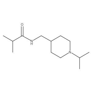 N-((1-isopropylpiperidin-4-yl)methyl)isobutyramide Structure
