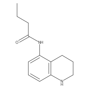 N-(1,2,3,4-Tetrahydroquinolin-5-YL)butanamide Structure