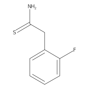 2-(2-Fluorophenyl)ethanethioamide结构式