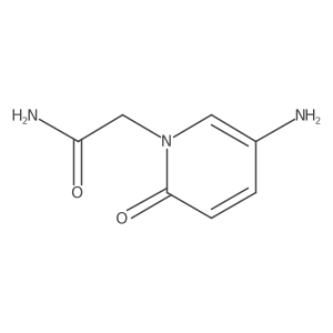 2-(5-Amino-2-oxo-1,2-dihydropyridin-1-YL)acetamide结构式