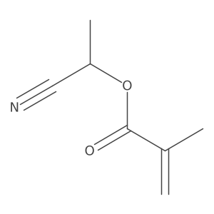 1-Cyanoethyl 2-methyl-2-propenoate Structure