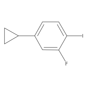 4-Cyclopropyl-2-fluoro-1-iodobenzene Structure