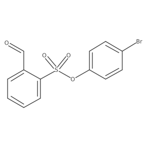 4-Bromophenyl 2-formylbenzenesulfonate Structure