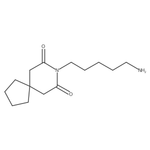 8-(5-Aminopentyl)-8-azaspiro[4.5]decane-7,9-dione Structure