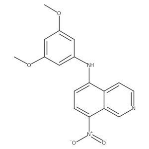 N-(3,5-dimethoxyphenyl)-8-nitroisoquinolin-5-amine Structure