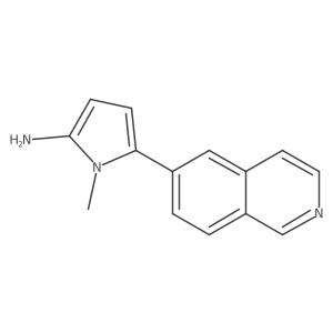 5-(6-Isoquinolinyl)-1-methyl-1h-pyrrol-2-amine结构式