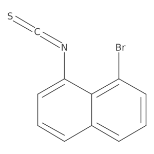 1-Bromo-8-isothiocyanatonaphthalene Structure