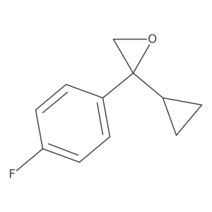 2-Cyclopropyl-2-(4-fluorophenyl)oxirane Structure