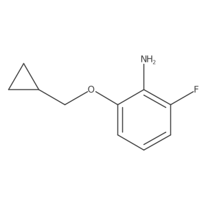 2-(Cyclopropylmethoxy)-6-fluoroaniline Structure