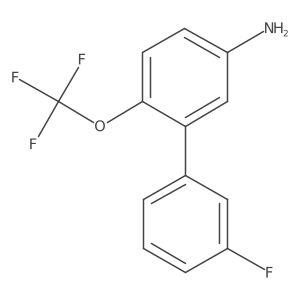 3'-Fluoro-2-(trifluoromethoxy)biphenyl-5-amine Structure