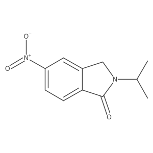 5-nitro-2-(propan-2-yl)-2,3-dihydro-1H-isoindol-1-one结构式