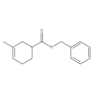 Benzyl 5-methyl-1,2,3,6-tetrahydropyridine-1-carboxylate结构式