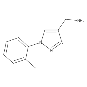 [1-(2-methylphenyl)-1H-1,2,3-triazol-4-yl]methanamine Structure