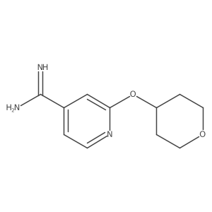 2-((Tetrahydro-2H-pyran-4-yl)oxy)isonicotinimidamide Structure