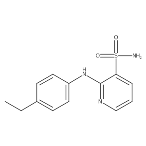 2-[(4-Ethylphenyl)amino]pyridine-3-sulfonamide Structure