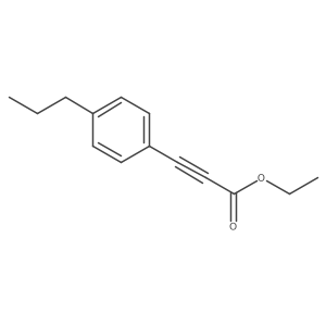 2-Propynoic acid, 3-(4-propylphenyl)-, ethyl ester Structure