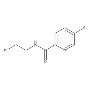 5-Chloro-N-(2-hydroxyethyl)-2-pyridinecarboxamide Structure