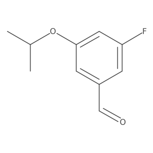 3-Fluoro-5-isopropoxybenzaldehyde Structure