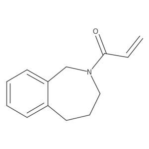 1-(2,3,4,5-tetrahydro-1H-2-benzazepin-2-yl)prop-2-en-1-one结构式