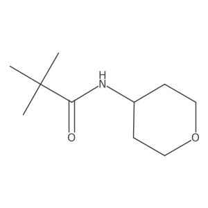 2,2-dimethyl-N-(oxan-4-yl)propanamide Structure