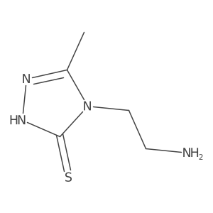 4-(2-Aminoethyl)-5-methyl-4H-1,2,4-triazole-3-thiol Structure