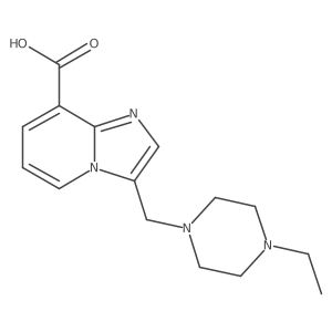 Imidazo[1,2-a]pyridine-8-carboxylic acid,3-[(4-ethyl-1-piperazinyl)methyl]-结构式