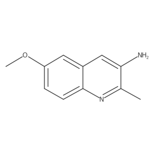 6-Methoxy-2-methyl-3-quinolinamine Structure