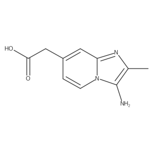 2-(3-Amino-2-methylimidazo[1,2-a]pyridin-7-yl)acetic acid结构式