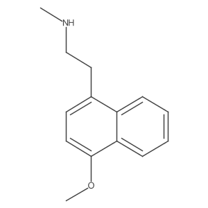 [2-(4-Methoxynaphthalen-1-yl)ethyl](methyl)amine Structure