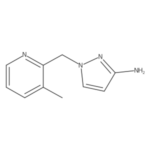 1-[(3-Methylpyridin-2-YL)methyl]-1H-pyrazol-3-amine结构式