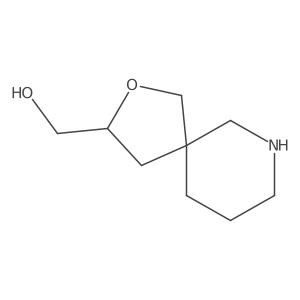 2-Oxa-7-azaspiro[4.5]decan-3-ylmethanol Structure