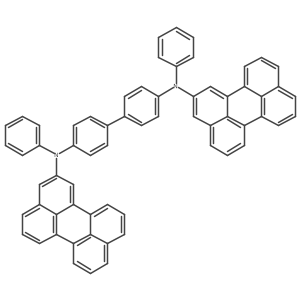 N-[4-[4-(N-perylen-2-ylanilino)phenyl]phenyl]-N-phenylperylen-2-amine Structure