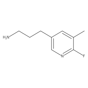 3-(6-Fluoro-5-methylpyridin-3-YL)propan-1-amine Structure