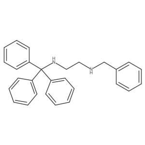 N1-benzyl-N2-tritylethane-1,2-diamine Structure