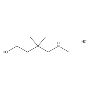 3,3-Dimethyl-4-(methylamino)butan-1-ol hydrochloride Structure