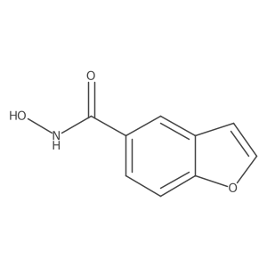 N-hydroxybenzofuran-5-carboxamide结构式