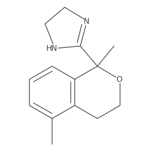 2-(1,5-dimethyl-3,4-dihydroisochromen-1-yl)-4,5-dihydro-1H-imidazole结构式