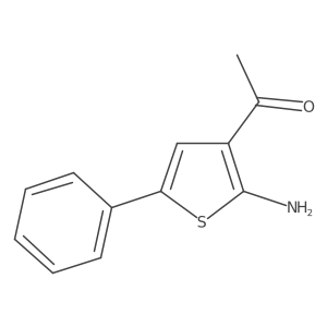 1-(2-Amino-5-phenylthiophen-3-yl)ethan-1-one Structure