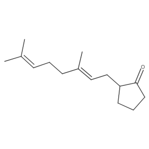 2-(3,7-Dimethyl-2,6-octadienyl)cyclopentanone, (2Z)-结构式