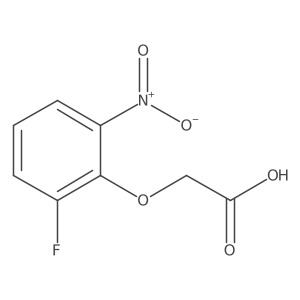 2-(2-Fluoro-6-nitrophenoxy)acetic acid结构式