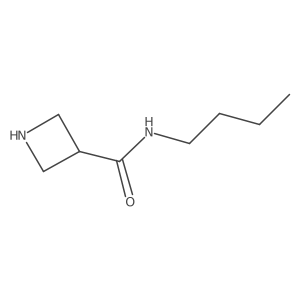 N-butylazetidine-3-carboxamide结构式