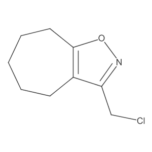 3-(chloromethyl)-5,6,7,8-tetrahydro-4H-cyclohepta[d][1,2]oxazole Structure