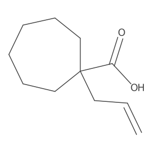 1-(Prop-2-en-1-yl)cycloheptane-1-carboxylic acid Structure
