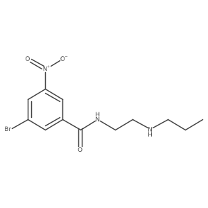 Benzamide, 3-bromo-5-nitro-N-[2-(propylamino)ethyl]-结构式