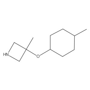 3-Methyl-3-[(4-methylcyclohexyl)oxy]azetidine结构式