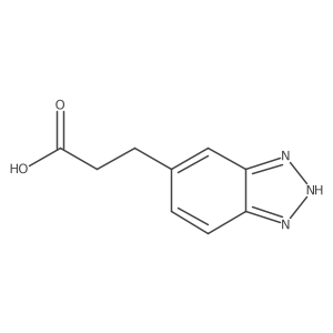 2H-Benzotriazole-5-propanoic acid Structure
