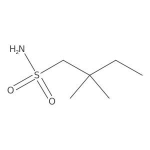 2,2-Dimethylbutane-1-sulfonamide结构式